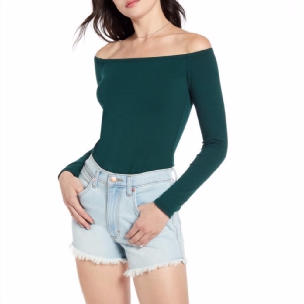 Nordstrom BP Off The Shoulder Long Sleeve*